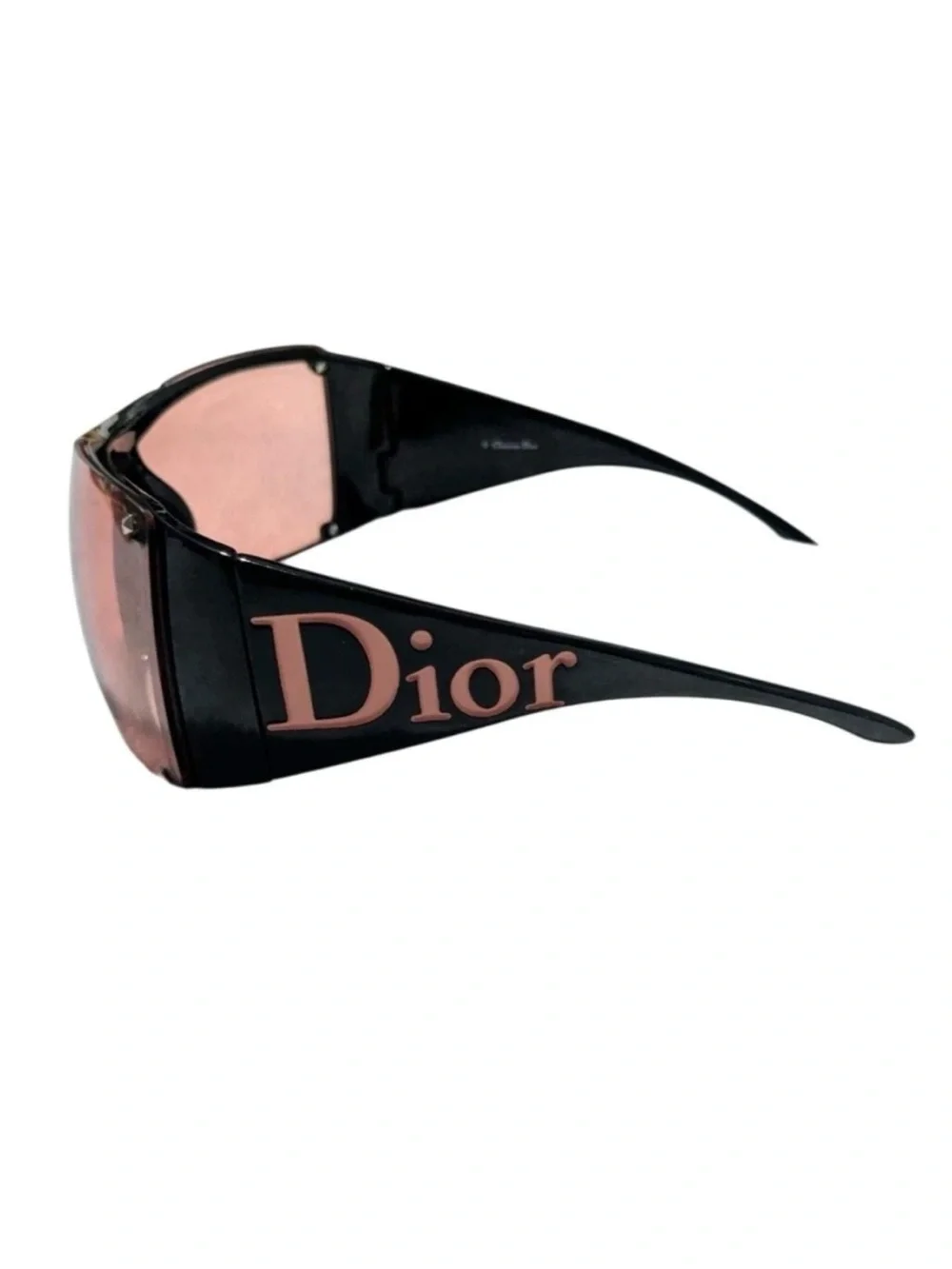 Christian Dior Black & Pink Vintage 2000's Overshine 2 Sunglasses